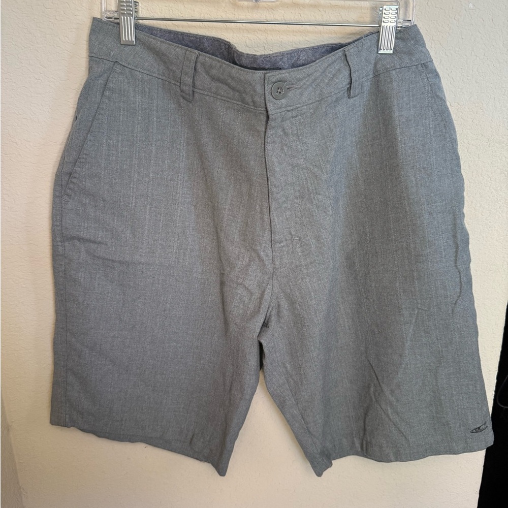 O'Neill Men's Charcoal Flat Front Shorts